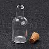 Glass Cork Bottles AJEW-O032-06-4