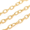 Textured Brass Cable Chain CHC-G012-01G-1