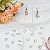 Beebeecraft 200Pcs 304 Stainless Steel Leverback Earring Findings STAS-BBC0004-15-4