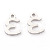 Non-Tarnish 304 Stainless Steel Charms STAS-G244-01E-1
