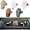 5Pcs 5Pcs Coffin Shape Natural Gemstone Car Air Vent Clips AJEW-PH00496-06-1