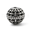 304 Stainless Steel Hollow Beads STAS-S173-22AS-1