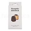 MIYUKI Seed Beads Canele Brooch Making Kits DIY-H165-04F-2