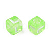 Transparent Acrylic Beads X1-TACR-ywc0001-01G-5