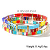 3Pcs 3 Color Bohemian Style Glass Seed Beads Stretch Bracelets for Women FR8272-4