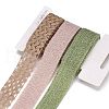 9 Yards 3 Styles Polyester Ribbon SRIB-A014-K06-1
