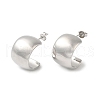 Rack Plating Brass Round Stud Earrings EJEW-D073-02P-1