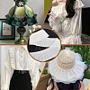 3 Yards Polyester Pleated Lace Ribbons OCOR-WH0089-177B-6