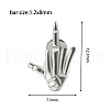304 Stainless Steel Threadless Labret Stud WG1F35F-07-1