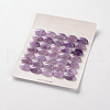 Natural Amethyst Gemstone Oval Cabochons G-J329-13-15x20mm-2