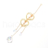 Colorful Glass Hanging Crystal Pendant Ornament HJEW-TAC0001-21-2