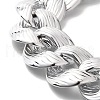 Electroplated CCB Curb Chain Necklace & Bracelets Set SJEW-G084-01P-6