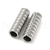 Non-Tarnish 201 Stainless Steel Tube Beads STAS-Z049-05P-2