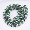 Electroplate Glass Beads Strands EGLA-T019-02E-2