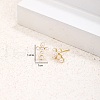 Elegant Cross Brass Stud Earrings XC2050-6