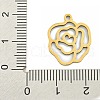 Ion Plating(IP) 201 Stainless Steel Pendants STAS-M015-02G-3