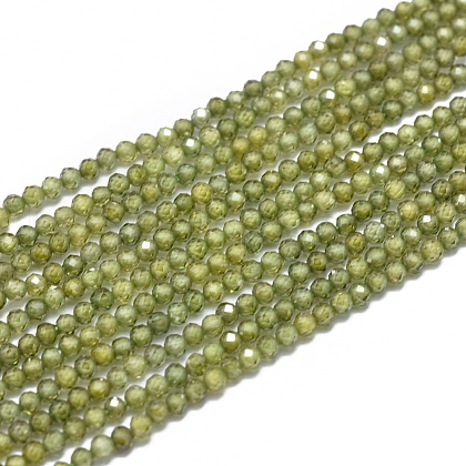 Cubic Zirconia Beads Strands G-G792-47-04A-1