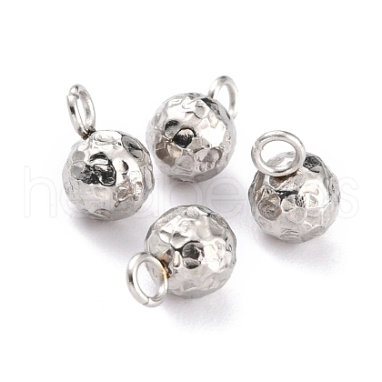 Tarnish Resistant 304 Stainless Steel Charms X-STAS-O147-03A-P-1