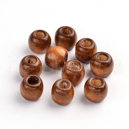 Natural Wood Beads X-WOOD-S030-02-LF-1