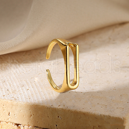 Alloy Adjustable Open Cuff Rings FS-WG3F88F-41-1
