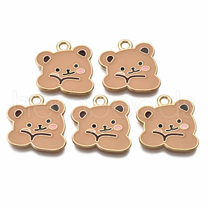 Alloy Enamel Pendants ENAM-T011-109B-NR-1