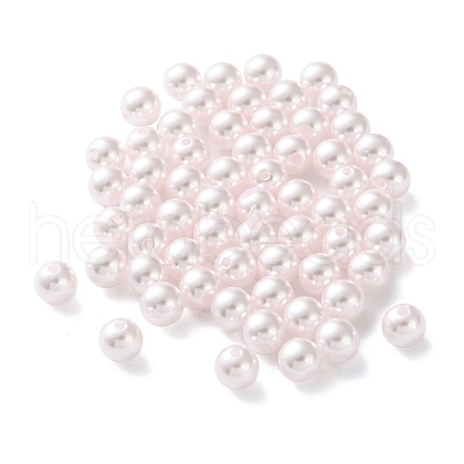 Plastic Imitation Pearl Beads FIND-M059-01B-07-1
