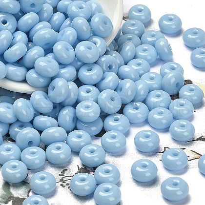 Opaque Colours Glass Seed Beads SEED-C001-03B-04-1