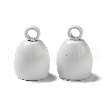 Spray Painted 201 Stainless Steel Cord Ends STAS-G304-01E-1