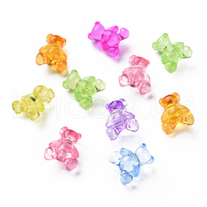 Transparent Acrylic Beads MACR-N013-006-1