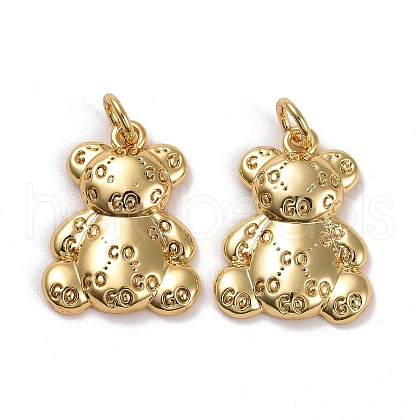 Brass Pendants X-KK-K258-16G-RS-1