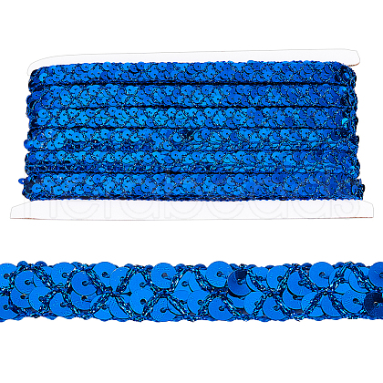 13M Polyester Paillette Elastic Beads OCOR-WH0079-169A-1