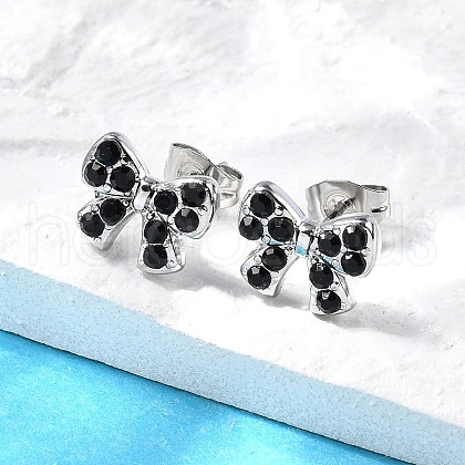304 Stainless Steel Stud Earrings EJEW-F361-14P-1