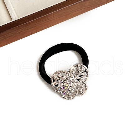 Shiny Fashiona Rhinestone Elastic Hair Ties PW-WG0D2A8-21-1