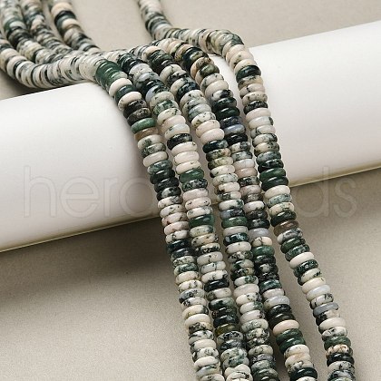 Natural Tree Agate Beads Strands G-NH0062-A02-01-1