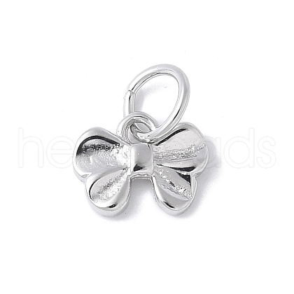 925 Sterling Silver Bowknot Charms STER-M093-01P-1