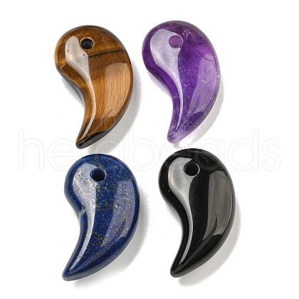 Natural Mixed Gemstone Pendants G-K338-23-1