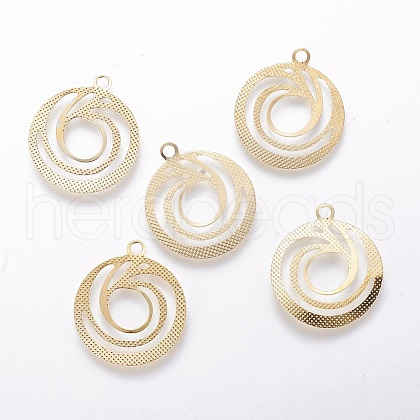 Iron Filigree Pendants IFIN-F158-21G-1
