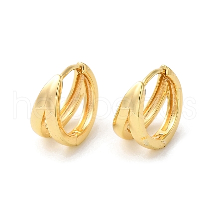Rack Plating Brass Earrings EJEW-U012-04G-1