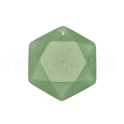 Natural Green Aventurine Pendants PW-WGA93CD-03-1