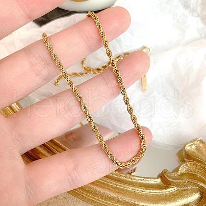 Stainless Steel Rope Chain Anklets for Women WG18C2B-71-1