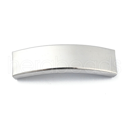 Non-Tarnish 304 Stainless Steel Slide Charms/Slider Beads STAS-H219-13P-1