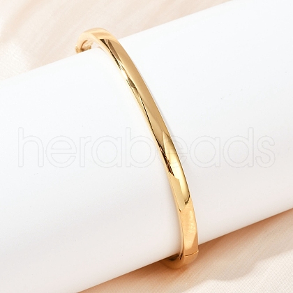 201 Stainless Steel Bangles for Men BJEW-B138-02G-1