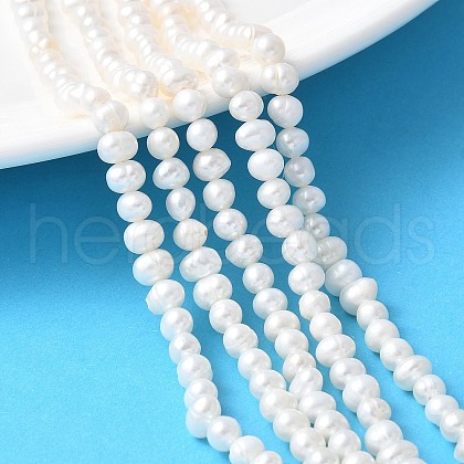 Natural Cultured Freshwater Pearl Beads Strands PEAR-I007-07O-11A-1