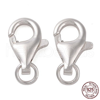 925 Sterling Silver Lobster Claw Clasps STER-K167-074D-S-1