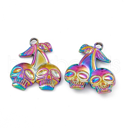 Ion Plating(IP) 304 Stainless Steel Pendants STAS-B031-06R-1