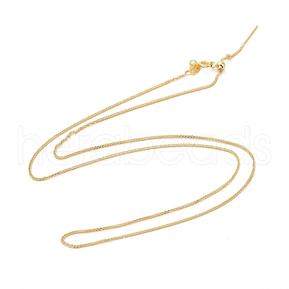 925 Sterling Silver Wheat Chains Necklace for Women STER-I021-04G-1