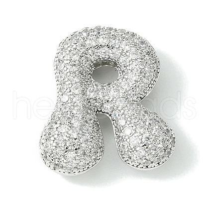 Rack Plating Brass Cubic Zirconia Pendants KK-S378-02P-R-1