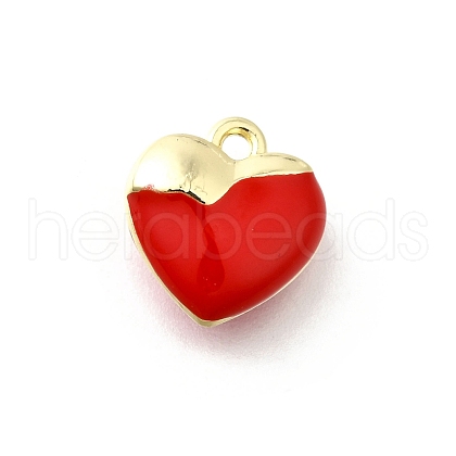 Alloy Enamel Charms PALLOY-R157-03G-01-1