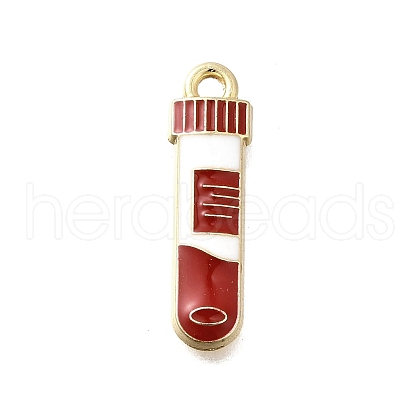 Medical Theme Alloy Enamel Pendants FIND-G090-02F-01-1