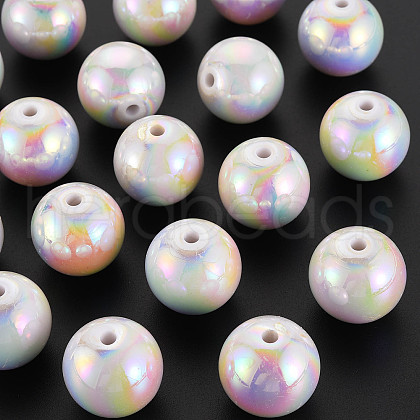 Opaque Acrylic Beads X-MACR-S370-D20mm-01-1